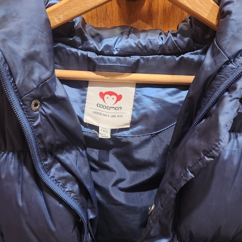Navy Blue Puffer Jacket by Appaman
